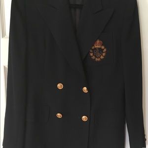 Lauren by Ralph Lauren Navy Wool Blazer!!